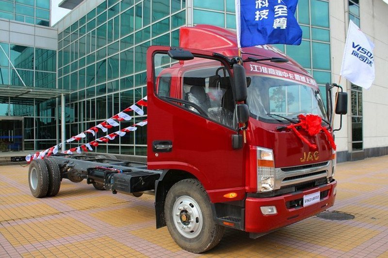 江淮帅铃 威司达W530中卡 160马力 4X2 6.8米 国四栏板载货车(底盘)(HFC1162P70K1E1)