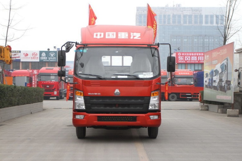 中国重汽HOWO 统帅 141马力 4.2米 4X2 国五单排栏板轻卡(ZZ1047F341CE145)